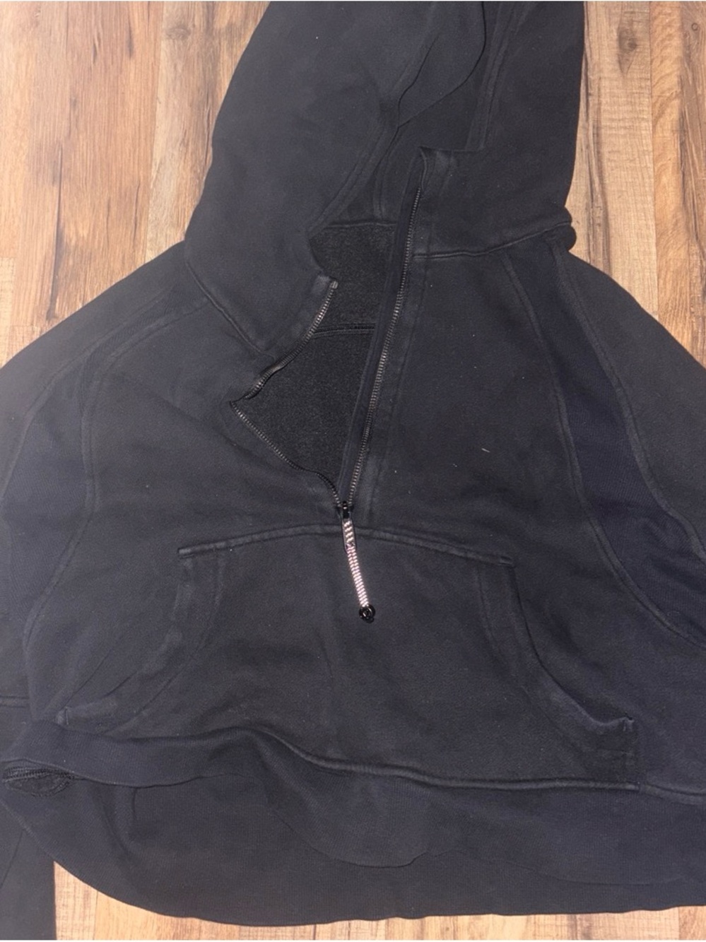 lululemon athletica Black Women's Zip-Up Hoodie Sweater